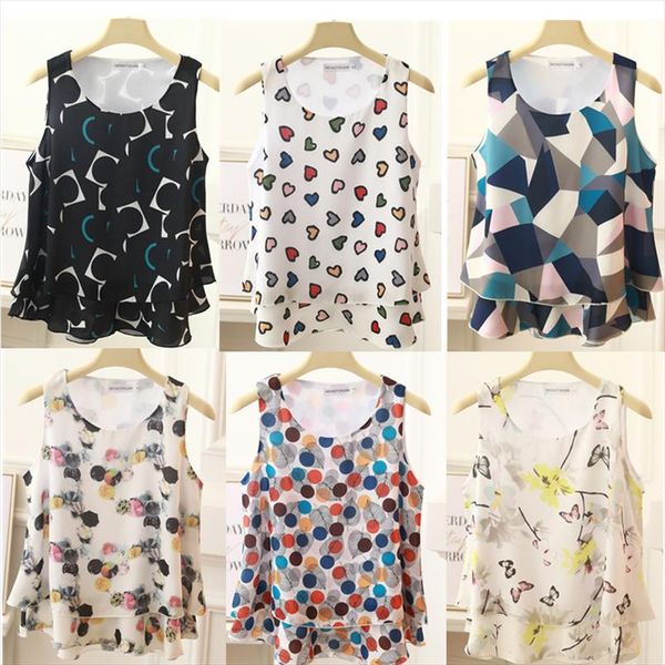 banerdanni womens blouse summer fashion trendy brand multicolor printing sleeveless casual chiffon shirt women drop shipping, White
banerdanni womens blouse summer fashion trendy brand multicolor printing sleeveless casual chiffon shirt women drop shipping, White