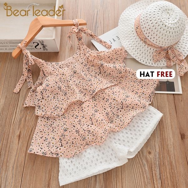 bear leader girls clothing sets summer kids clothes floral chiffon halter+embroidered shorts straw children clothing y200525, White
bear leader girls clothing sets summer kids clothes floral chiffon halter+embroidered shorts straw children clothing y200525, White