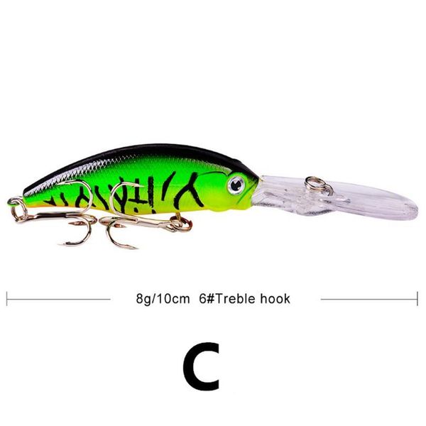 1pcs 8g/10cm minnow fishing lure floating wobbler plastic hard bait crankbait 3d eyes trolling carp pike bass pesc qylnkg
1pcs 8g/10cm minnow fishing lure floating wobbler plastic hard bait crankbait 3d eyes trolling carp pike bass pesc qylnkg