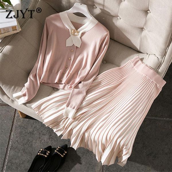 2020 new fashion autumn suit women designer long sleeve knit and striped skirt 2 piece set lady casual twinset outfits1, White
2020 new fashion autumn suit women designer long sleeve knit and striped skirt 2 piece set lady casual twinset outfits1, White