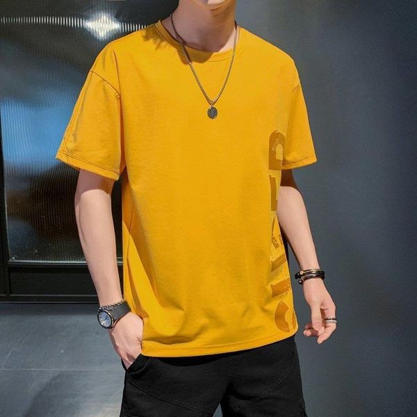 2021 summer fashion popular solid color round neck short sleeve letter summer t-shirt 1141 drop shipping, White;black
2021 summer fashion popular solid color round neck short sleeve letter summer t-shirt 1141 drop shipping, White;black