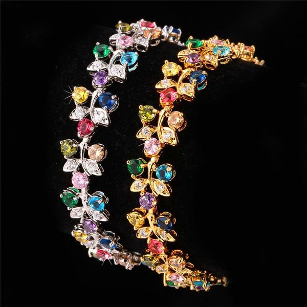 charm bracelets for women luxury gift gold color fashion jewelry cubic zirconia crystal & bangles h824, Golden;silver
charm bracelets for women luxury gift gold color fashion jewelry cubic zirconia crystal & bangles h824, Golden;silver
