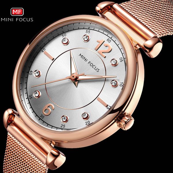 mini focus fashion women watches brand luxury rose golden mesh strap rhinestone decoration elegant ladies analog clock, Slivery;brown
mini focus fashion women watches brand luxury rose golden mesh strap rhinestone decoration elegant ladies analog clock, Slivery;brown