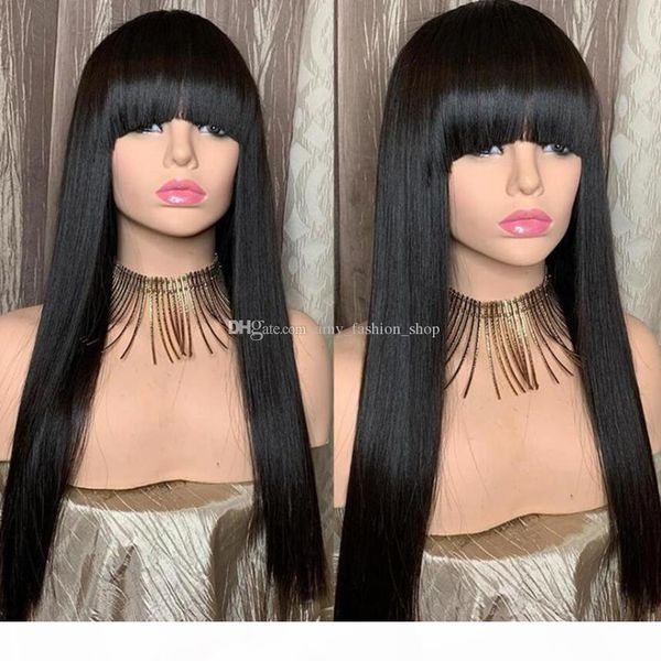 silk human hair wigs with bangs straight human hair wigs 150% remy brazilian wig with bangs natural hair wig, Black;brown
silk human hair wigs with bangs straight human hair wigs 150% remy brazilian wig with bangs natural hair wig, Black;brown