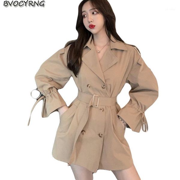 spring autumn long-sleeved windbreaker coat female mid-length parka 2020 new korean loose tooling coat women lapel slim jacket1, Tan;black
spring autumn long-sleeved windbreaker coat female mid-length parka 2020 new korean loose tooling coat women lapel slim jacket1, Tan;black
