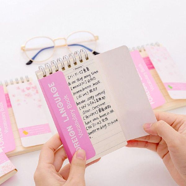 notepads cherry blossoms english word coil book vocabulary notebook diary notepad hand memo stationery, Purple;pink
notepads cherry blossoms english word coil book vocabulary notebook diary notepad hand memo stationery, Purple;pink
