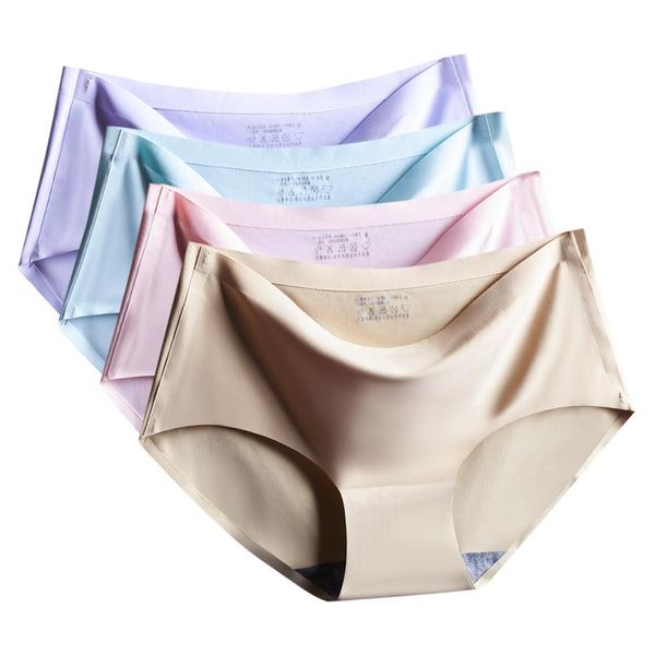 2020 summer new ice silk seamless underwear feminine women underwear women one-piece mid-waist large size briefs thin section, Black;pink
2020 summer new ice silk seamless underwear feminine women underwear women one-piece mid-waist large size briefs thin section, Black;pink