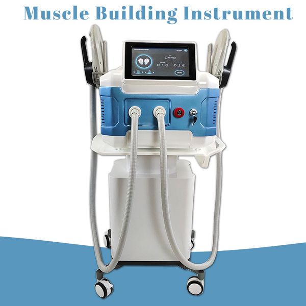 emslim fat burning muscle stimulation slimming 7 tesla body contouring machine portable design muscles building with two applicators
emslim fat burning muscle stimulation slimming 7 tesla body contouring machine portable design muscles building with two applicators