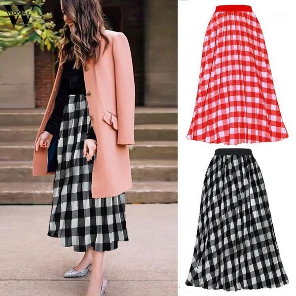 womail skirt women 2020 summer retro plaid check long skirts casual faldas pleated skirt lady bohemian jupe femme office elegant1, Black
womail skirt women 2020 summer retro plaid check long skirts casual faldas pleated skirt lady bohemian jupe femme office elegant1, Black