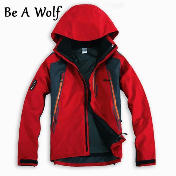 be a wolf 2 in 1 hiking jackets softshell men outdoor fishing clothes climbing camping skiing windbreaker waterproof jacket 6011, Blue;black
be a wolf 2 in 1 hiking jackets softshell men outdoor fishing clothes climbing camping skiing windbreaker waterproof jacket 6011, Blue;black