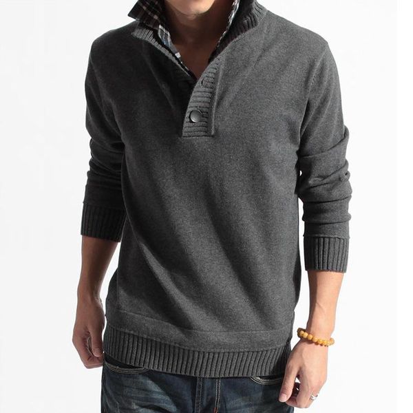 fall man clothing turn-down collar slim fit knitted sweater korean style fake two piece pullovers blusa de frio masculino, White;black
fall man clothing turn-down collar slim fit knitted sweater korean style fake two piece pullovers blusa de frio masculino, White;black
