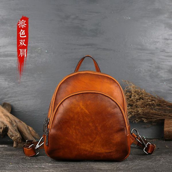 outdoor bags leather women's bag retro head layer 2021 ladies backpack student inner female
outdoor bags leather women's bag retro head layer 2021 ladies backpack student inner female