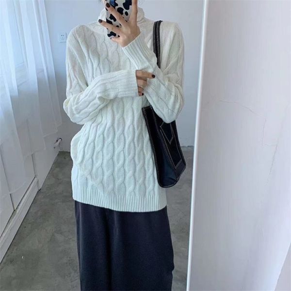 brand designer winter knitted sweaters women new knit turtleneck warm long sleeve sweater casual dresses high collar twist 79117, White;black
brand designer winter knitted sweaters women new knit turtleneck warm long sleeve sweater casual dresses high collar twist 79117, White;black