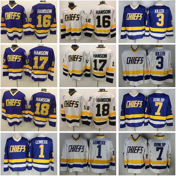 the movie slap scharlestown chiefs #16 jack 17 steve 18 jeff hanson 1 denis lemieux 7 francine dunlop 3 killer hockey jersey, Black;red
the movie slap scharlestown chiefs #16 jack 17 steve 18 jeff hanson 1 denis lemieux 7 francine dunlop 3 killer hockey jersey, Black;red
