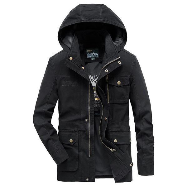 plus size 4xl military jacket multi-pocket cotton mid-pocket long men's coats casual autumn with hoodie cargo jackets thsl, Black;brown
plus size 4xl military jacket multi-pocket cotton mid-pocket long men's coats casual autumn with hoodie cargo jackets thsl, Black;brown