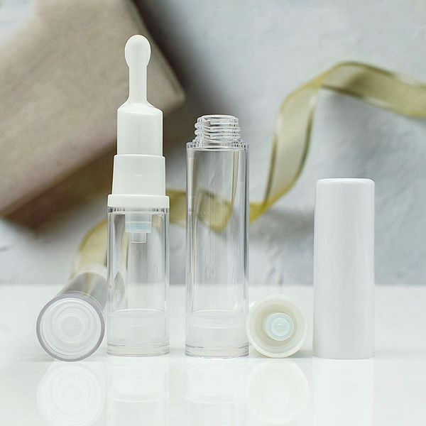 5/10/15ml airless lotion pump dispensing bottles empty white pp cosmetic vacuum packaging container f3982
5/10/15ml airless lotion pump dispensing bottles empty white pp cosmetic vacuum packaging container f3982
