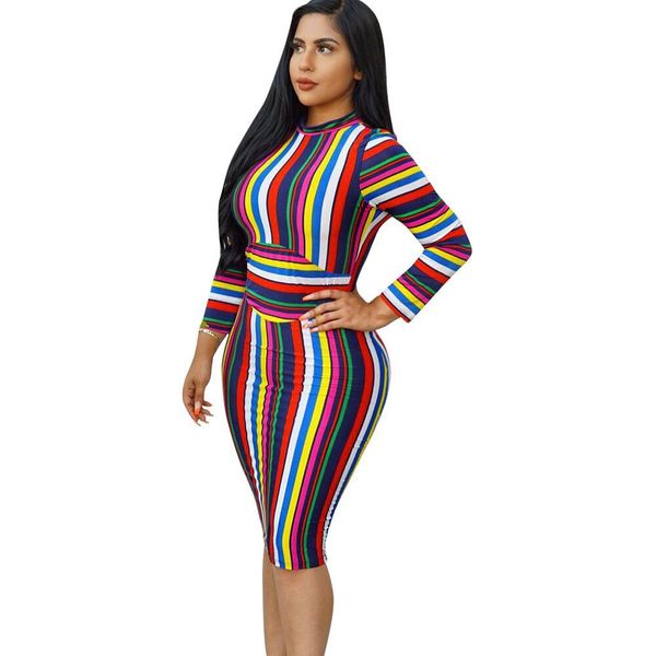 women striped panelled dress crew neck long sleeve slim fit dresses ladies ol clothes, Black;gray
women striped panelled dress crew neck long sleeve slim fit dresses ladies ol clothes, Black;gray