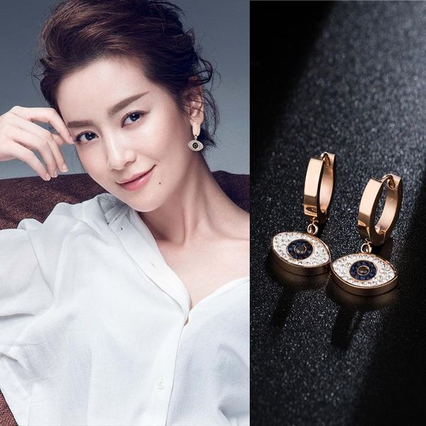 hoop & huggie evil eye stainless steel earring for women trendy gold color hoops pendant wholesale crystal rhinestone jewellery, Golden;silver
hoop & huggie evil eye stainless steel earring for women trendy gold color hoops pendant wholesale crystal rhinestone jewellery, Golden;silver