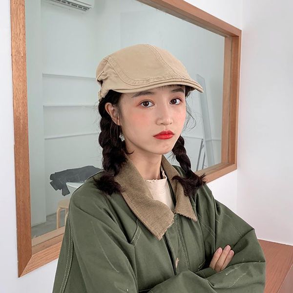 berets style spring autumn cotton celebrity classic solid color fashion snapback adjust ease match street trend beret cap, Blue;gray
berets style spring autumn cotton celebrity classic solid color fashion snapback adjust ease match street trend beret cap, Blue;gray