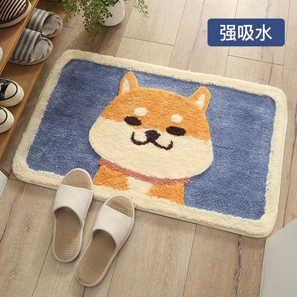 dajiang cartoon akita dog flocking carpet floor mat home bathroom door bathroom anti-slip mat absorbent foot pad
dajiang cartoon akita dog flocking carpet floor mat home bathroom door bathroom anti-slip mat absorbent foot pad