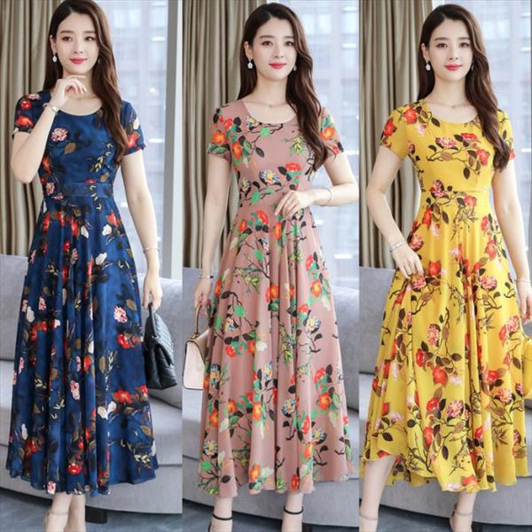 casual polka long party dresses women short sleeve o neck elegant beach summer dress boho vestidos, Black;gray
casual polka long party dresses women short sleeve o neck elegant beach summer dress boho vestidos, Black;gray