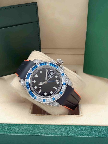 2020 selling watches 40mm newly fashionable rainbow diamond watch r men's watch, stainless steel fashion sports waterproof wristwatches, Slivery;brown
2020 selling watches 40mm newly fashionable rainbow diamond watch r men's watch, stainless steel fashion sports waterproof wristwatches, Slivery;brown
