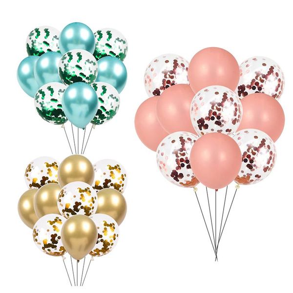 party decoration 10/15pcs confetti wedding balloon sets for happy birthday christmas metal latex ballon helium decor baby shower kids gifts
party decoration 10/15pcs confetti wedding balloon sets for happy birthday christmas metal latex ballon helium decor baby shower kids gifts