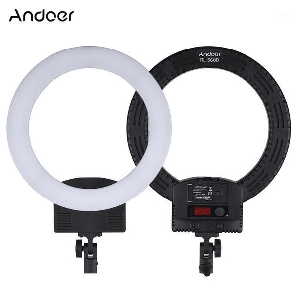 flash heads andoer rl-560d 12i"led ring light kit bi-color 3200k-5600k for dslr camera smartphone youtube po self-portrait video shooti
flash heads andoer rl-560d 12i"led ring light kit bi-color 3200k-5600k for dslr camera smartphone youtube po self-portrait video shooti