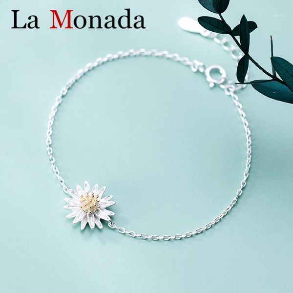 3 size daisies flower 925 sterling silver charm bracelet for decoration fashion jewelry cute romantic style party daily1, Golden;silver
3 size daisies flower 925 sterling silver charm bracelet for decoration fashion jewelry cute romantic style party daily1, Golden;silver