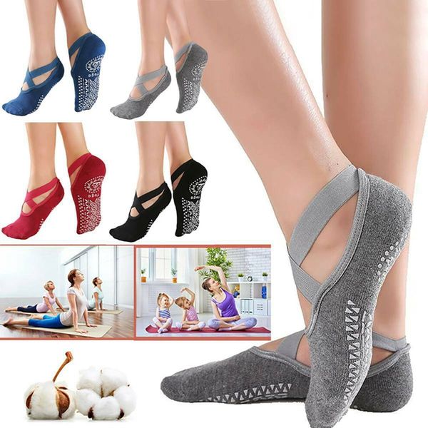 women's anti-slip fitness dance pilates socks professional indoor yoga five toe backless exercise ballet lady training accessory cca126, Black
women's anti-slip fitness dance pilates socks professional indoor yoga five toe backless exercise ballet lady training accessory cca126, Black
