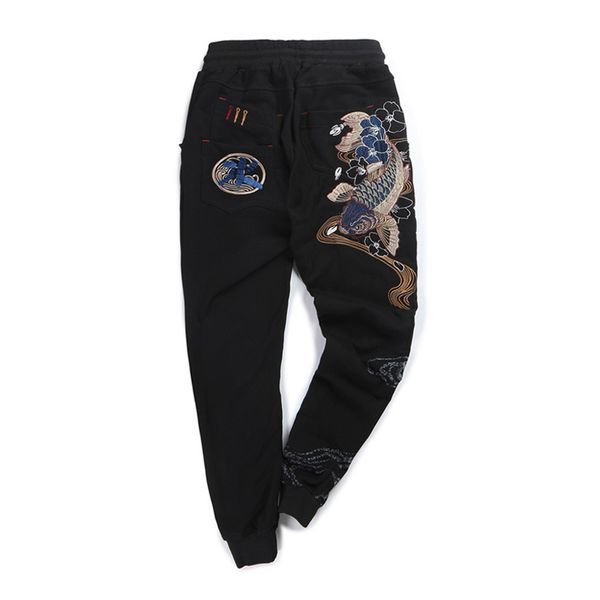 new arrival 2020 bordado carpa marca moda casual de veludo elstico na cintura comprimento total solto calas dos homens carga bsny, Black
new arrival 2020 bordado carpa marca moda casual de veludo elstico na cintura comprimento total solto calas dos homens carga bsny, Black
