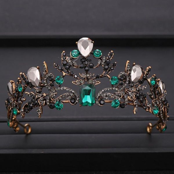 vintage green crystal tiaras black rhinestone queen crown luxuriou baroque bridal wedding tiara pageant hair jewelry accessories, Golden;silver
vintage green crystal tiaras black rhinestone queen crown luxuriou baroque bridal wedding tiara pageant hair jewelry accessories, Golden;silver
