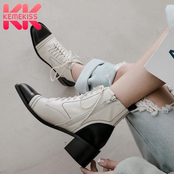 boots kemekiss women ankle cross strap genuine leather winter shoes woman high heel short boot office lady footwear size 34-40, Black
boots kemekiss women ankle cross strap genuine leather winter shoes woman high heel short boot office lady footwear size 34-40, Black