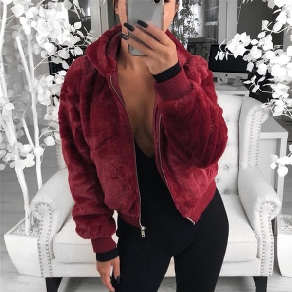 2019 new faux fur women coat with hood high waist fashion slim black red pink faux fur jacket fake rabbit coats
2019 new faux fur women coat with hood high waist fashion slim black red pink faux fur jacket fake rabbit coats