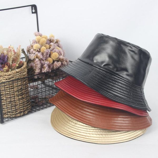 cloches pu plus cotton stitching double-sided can wear fisherman hat punk style hip-hop bucket outdoor travel fishing sun cap
cloches pu plus cotton stitching double-sided can wear fisherman hat punk style hip-hop bucket outdoor travel fishing sun cap