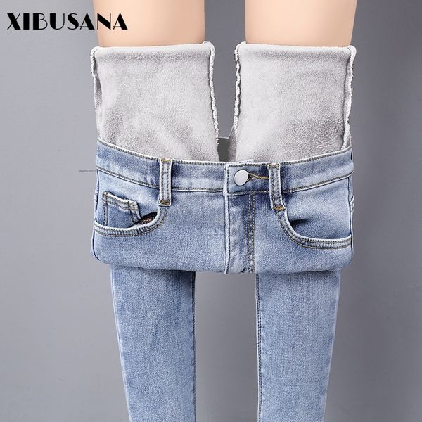 xibusana winter warm add velvet jeans women denim pants thickened casual skinny pencil pant elastic strtech slim trousers 210203, Blue
xibusana winter warm add velvet jeans women denim pants thickened casual skinny pencil pant elastic strtech slim trousers 210203, Blue