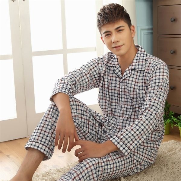 thoshine brand spring autumn winter men 100% cotton pajamas sets of sleep & pants male pijama casual home clothing sleepwear y200422, Black;brown
thoshine brand spring autumn winter men 100% cotton pajamas sets of sleep & pants male pijama casual home clothing sleepwear y200422, Black;brown