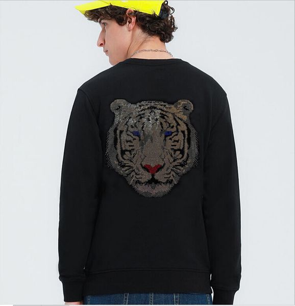 2021 new mens sweatershirt autumn winter man drill lose design men casual hoodies on back rhinestones agz7, Black
2021 new mens sweatershirt autumn winter man drill lose design men casual hoodies on back rhinestones agz7, Black