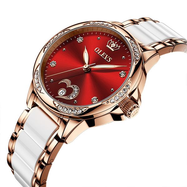 olevs women watch set waterproof automatic mechanical watch female ceramic watch gift for women wristwatches 201211, Slivery;brown
olevs women watch set waterproof automatic mechanical watch female ceramic watch gift for women wristwatches 201211, Slivery;brown