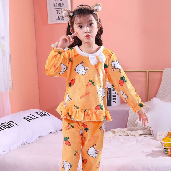 2020 winter girls' thickened new coral pajamas veet children's flannel home suit e5wr, Blue;red
2020 winter girls' thickened new coral pajamas veet children's flannel home suit e5wr, Blue;red