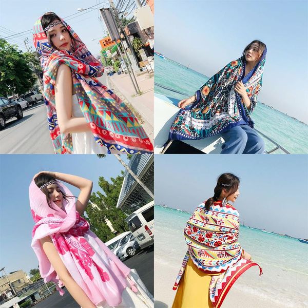 beach soft scarf spring thin scarves tassel retro tippet ethnic cotton linen sunscreen shawl seaside girl pashimina women schal, Blue;gray
beach soft scarf spring thin scarves tassel retro tippet ethnic cotton linen sunscreen shawl seaside girl pashimina women schal, Blue;gray