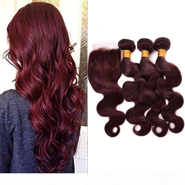 indian virgin hair body wave red wine burgundy 99j straight human hair 3 bundle with closure brazilian body wave virgin hair, Black;brown
indian virgin hair body wave red wine burgundy 99j straight human hair 3 bundle with closure brazilian body wave virgin hair, Black;brown