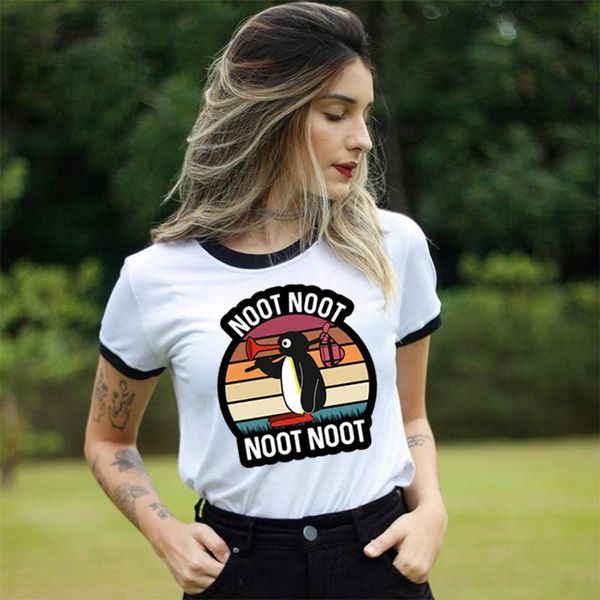 noot noot pingu women t-shirt 2020 funny kawaii tshirt aesthetic ulzzang t shirt female 90s harajuku tee casual clothing, White
noot noot pingu women t-shirt 2020 funny kawaii tshirt aesthetic ulzzang t shirt female 90s harajuku tee casual clothing, White