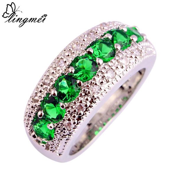 lingmei щедрый мода greenwhite cubic cubic zirconia silver coloring invagement идеальные украшения для женщин полный размер оптом, Golden;silver
lingmei щедрый мода greenwhite cubic cubic zirconia silver coloring invagement идеальные украшения для женщин полный размер оптом, Golden;silver