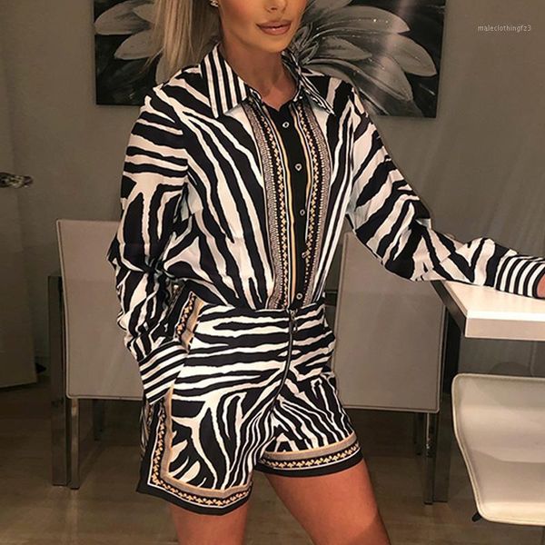 two piece dress zebra print 2 set women long sleeve buttoned shirt and shorts suits sumemr 2021 short sets tracksuits set1, White
two piece dress zebra print 2 set women long sleeve buttoned shirt and shorts suits sumemr 2021 short sets tracksuits set1, White