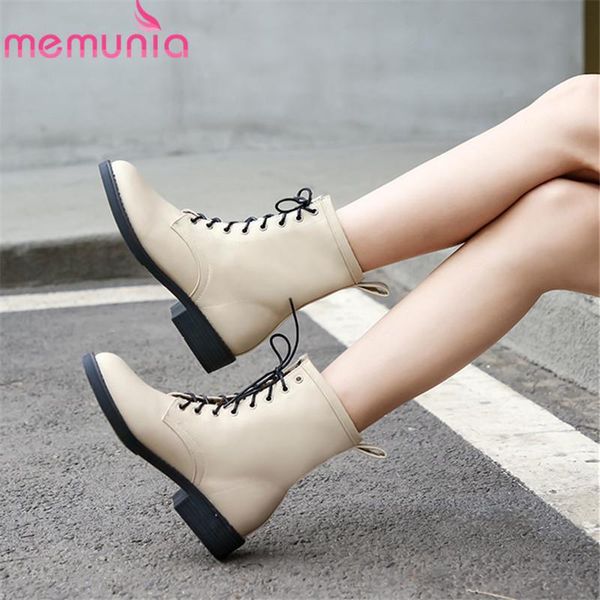 boots memunia 2021 arrival women ankle round toe lace up autumn square heels fashion casual shoes ladies big size 43, Black
boots memunia 2021 arrival women ankle round toe lace up autumn square heels fashion casual shoes ladies big size 43, Black