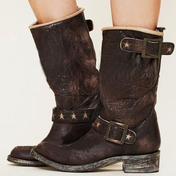 women boots pu leather buckle retro casual womans booties gladiator low heel shoes ladies fashion botas mujer invierno tw609, Black
women boots pu leather buckle retro casual womans booties gladiator low heel shoes ladies fashion botas mujer invierno tw609, Black
