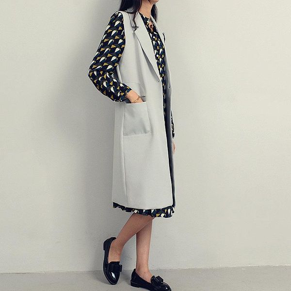 suit vest black women vests long style new trend fashion sleeveless jackets size s-xxl office lady waistcoat solid gray, Black;white
suit vest black women vests long style new trend fashion sleeveless jackets size s-xxl office lady waistcoat solid gray, Black;white