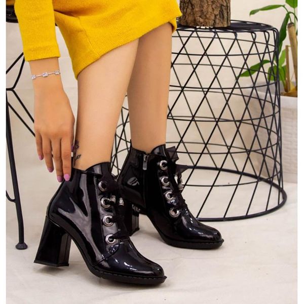 boots sacira black leather high-heeled women 's boots, zipper, 2021 fashion, bright, spring autumn winter, casual daily
boots sacira black leather high-heeled women 's boots, zipper, 2021 fashion, bright, spring autumn winter, casual daily