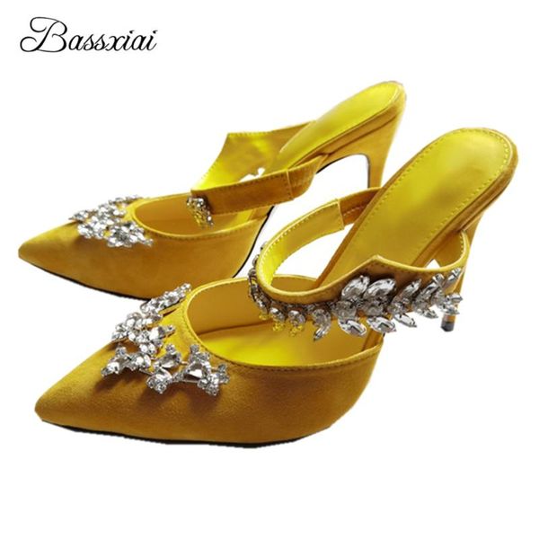 luxury suede point toe high heel sandals women 10cm thin heels jeweled rhinestone slingbacks runway mules for girls, Black
luxury suede point toe high heel sandals women 10cm thin heels jeweled rhinestone slingbacks runway mules for girls, Black